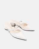 Giày Cao Gót Gót Trụ Phối Khóa