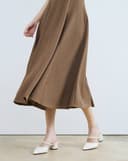 Giày Cao Gót Gót Trụ Phối Khóa