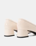 Giày Cao Gót Mũi Vuông Phối Nơ