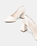 Giày Cao Gót Slingback Hở