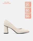 Giày Cao Gót Pump Gót Cao Cổ Chữ V