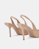 Giày Cao Gót Slingback Trang Trí Khóa
