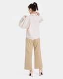 Áo sơmi over size nút cố sau