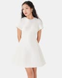Đầm Basic Mini Tay Nẹp Phồng