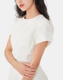 Đầm Basic Mini Tay Nẹp Phồng