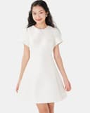 Đầm Basic Mini Tay Nẹp Phồng