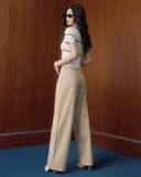 Quần dài lật gấu