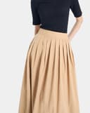 Chân váy Midi Xếp Li