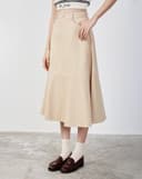 Váy midi diễu chỉ nổi