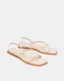 Giày Sandal Sơn Viền Phối Khoá Trang Trí