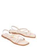 Giày Sandal Sơn Viền Phối Khoá Trang Trí