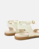 Giày Sandal Đế Bệt Quai Cổ Chân Phối Quai Ngang