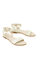 Giày Sandal Đế Bệt Quai Cổ Chân Phối Quai Ngang