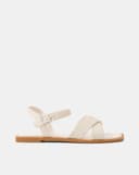 Giày Sandal Đế Bệt Phối Quai Vân Đan