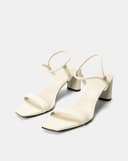 Giày Sandal Gót Cao Quai Ngang