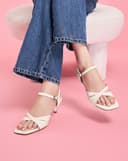 Giày Sandal Gót Nhọn Đắp Quai Chéo