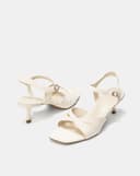 Giày Sandal Gót Nhọn Đắp Quai Chéo