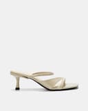 Giày Sandal Mules Phối Dây Trang Trí