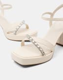 Giày Sandal Đế Đúp Phối Quai Đính Đá