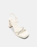 Giày Sandal Đế Đúp Phối Quai Đính Đá