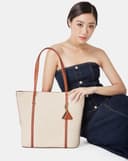 Túi Xách Lớn Tote Lớn Trang Trí Charm Juno
