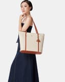 Túi Xách Lớn Tote Lớn Trang Trí Charm Juno