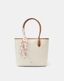 Túi Xách Lớn Tote Bag Thắt Khăn Trang Trí