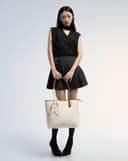 Túi Xách Lớn Tote Bag Thắt Khăn Trang Trí