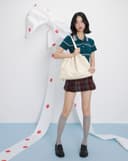 Túi Xách Lớn Tote Rút Dây