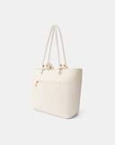 Túi Xách Lớn Phối Charm Trang Trí