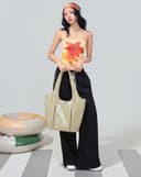 Túi Xách Lớn Tote Bag Nhiều Ngăn