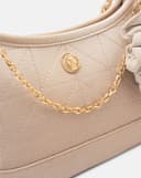 Túi Xách Nhỏ Hobo Phối Cột Tóc Scrunchie