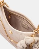 Túi Xách Nhỏ Hobo Phối Cột Tóc Scrunchie