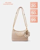 Túi Xách Nhỏ Hobo Phối Cột Tóc Scrunchie