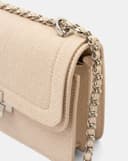 Túi Xách Nhỏ Shoulder Bag Nắp Gập Phối Khoá