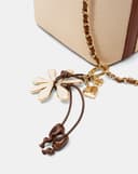 Túi Xách Nhỏ Tote Bag Phối Charm Hoa