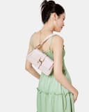 Túi Xách Nhỏ Đeo Vai Trang Trí Khóa Luxe