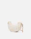 Túi Xách Nhỏ  Đeo Vai Phối Tweed