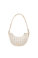 Túi Xách Nhỏ  Đeo Vai Phối Tweed