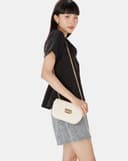 Túi Xách Nhỏ Phối Khoá Trang Trí