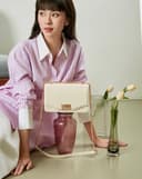 Túi Xách Nhỏ Nắp Gập Trang Trí Khoá
