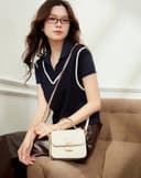 Túi Xách Nhỏ Top Handle Trang Trí Khoá