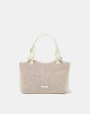 Túi Xách Nhỏ Phối Tay Cầm Xoắn