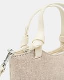 Túi Xách Nhỏ Phối Tay Cầm Xoắn