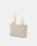 Túi Xách Nhỏ Phối Tay Cầm Xoắn