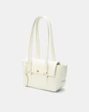 Túi Xách Nhỏ Đeo Vai Phối Nắp Trang Trí Charm Juno