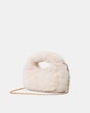 Túi Xách Nhỏ Hobo Phối Lông