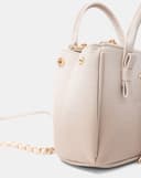 Túi Xách Nhỏ Tay Cầm Nơ Phối Charm