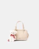 Túi Xách Nhỏ Form Bowling Phối Charm