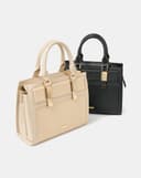 Túi Xách Trung Phối Tay Cầm Cách Điệu